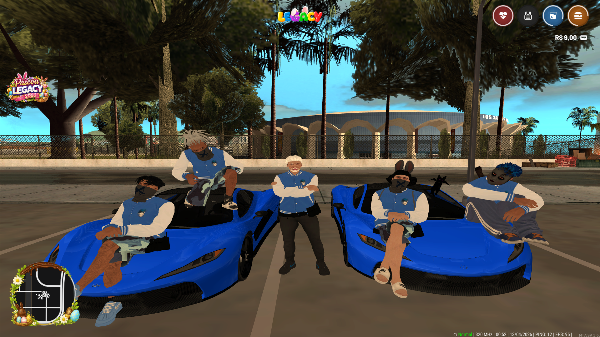 Cena urbana do servidor Legacy RP