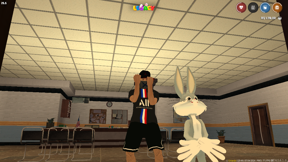 Ambiente urbano com clima cinematografico